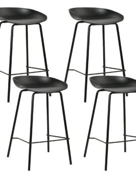 Artiss 4x Bar Stools Kitchen Counter Stools Metal