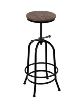 Artiss Bar Stools Adjustable Wood Chairs