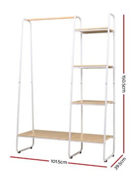 Artiss Clothes Rack Wardrobe Coat Stand 150cm