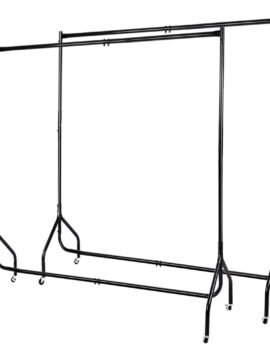 Artiss 2X Clothes Rack Coat Stand 6FT Rail Wheels