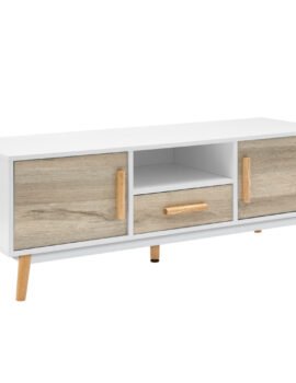 Artiss TV Cabinet Entertainment Unit 120cm Wood White Gino