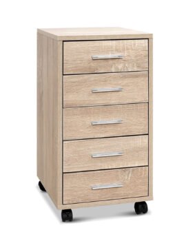 Artiss Filing Cabinet 5 Drawer Office Storage Organiser