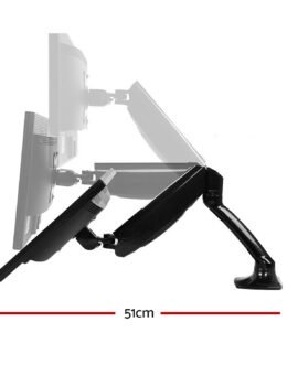 Artiss Monitor Arm Gas Spring Desk Mount Screen Holder