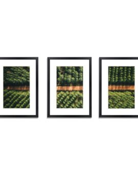 3 PCS Photo Frame Wall Set A3 Picture Home Decor Art Gift Present Black