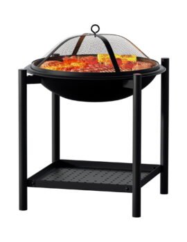 Grillz Fire Pit BBQ Grill 2-in-1 Outdoor