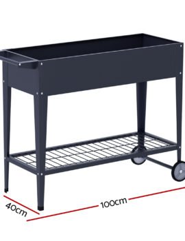 Green Fingers Garden Bed Elevated 100X40X80cm Planter Box Raised Container Herb
