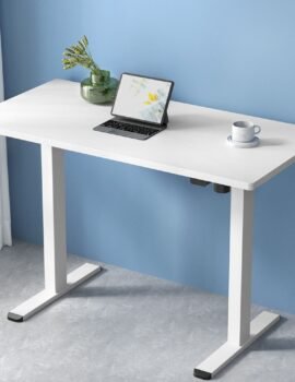 Artiss Standing Desk Motorised Sit Stand Desks White 140CM
