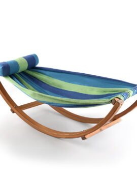 Gardeon Hammock Bed Outdoor Camping Kids Timber Hammock Rocking