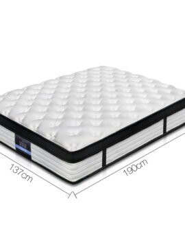 Giselle Bedding 31cm Mattress Euro Top Double