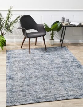 Allure Indigo Cotton Rayon Rug by Rug Culture – 225X155CM