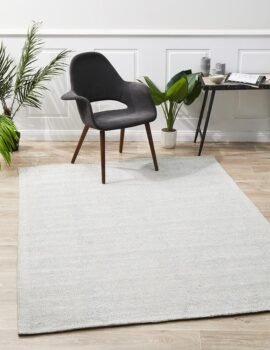Allure Sky Cotton Rayon Rug by Rug Culture – 225X155CM