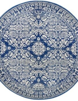 Mirage 358 Navy Round By Rug Culture-200X200CM – ROUND