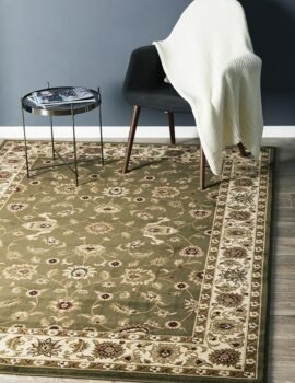 Sydney 1 Green Ivory by Rug Culture – 400X300CM – RECTANGLE