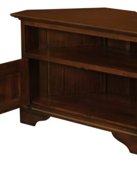 Tasmania 2 Door Corner TV Stand (Mahogany)