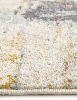 Oriental Multi Hues Rug – Cream – 80×150