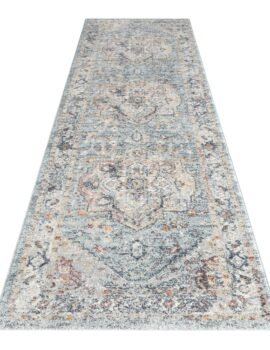Ornate Persian Vintage Rug – Blue – 80×150