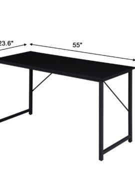 YES4HOMES Computer Desk, Sturdy Home Office Gaming Desk for Laptop, Modern Simple Style Writing Table, Multipurpose Workstation