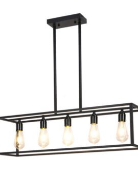 Interior Ave – Industrial 5 Light Chandelier