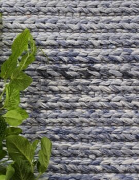 Harlow Cue Blue Wool Blend Rug 200×290