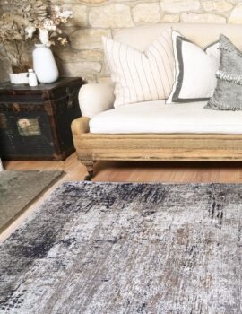 Vintage Crown Elizabeth Ash Beige Distressed Vintage Rug 240X330